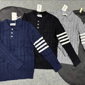 Áo len THOM BROWNE dệt vân
